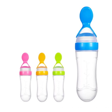 biberons en silicone cuillère distributrice de bébé biberon 90 ml